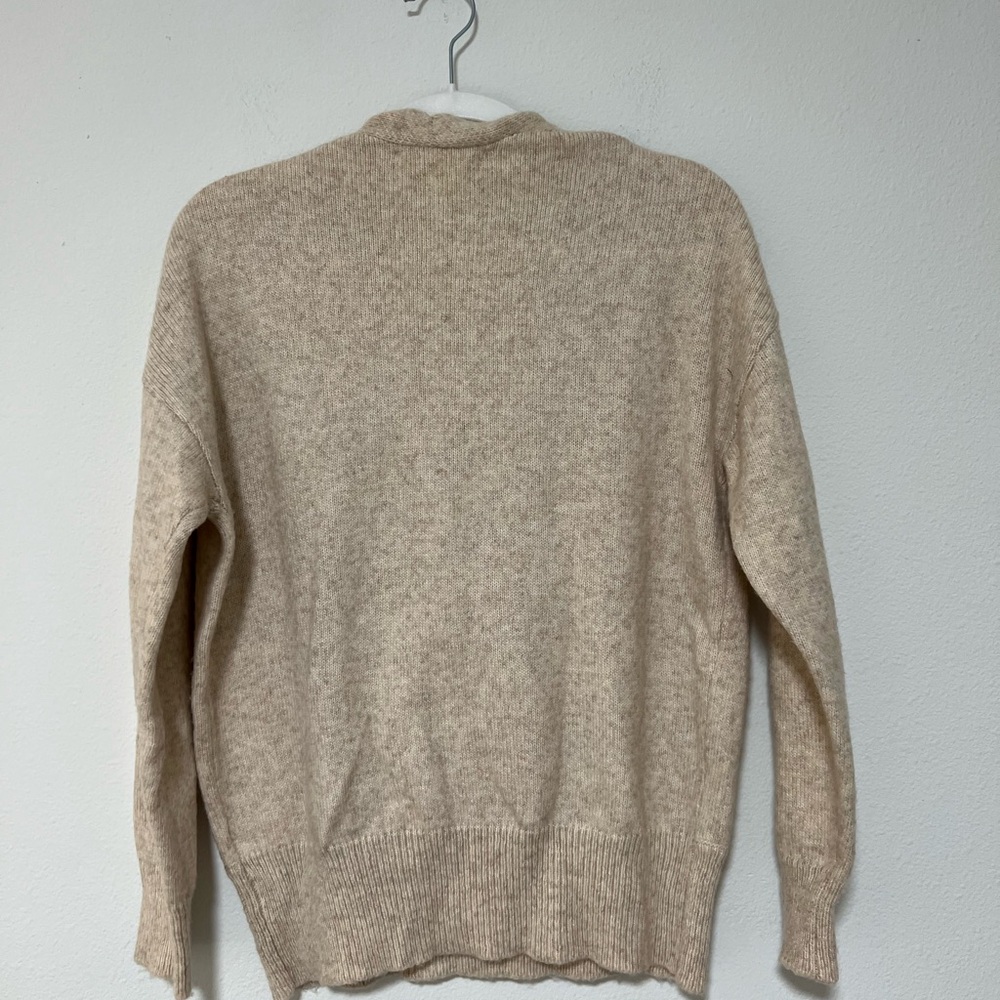 ASTR The Label Oatmeal Knit Wrap Sweater Cardigan Wool Blend - Picture 4 of 9